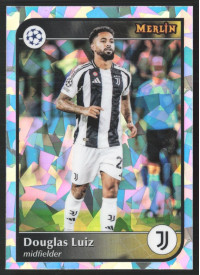 Douglas Luiz, Kartička, 2024-25 Topps Merlin UEFA Club Competitions, Atomic Refractor