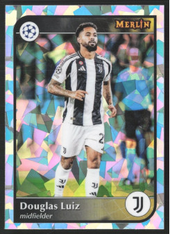 Douglas Luiz, Kartička, 2024-25 Topps Merlin UEFA Club Competitions, Atomic Refractor