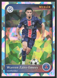 Warren Zaïre-Emery, Kartička, 2024-25 Topps Merlin UEFA Club Competitions, Atomic Refractor