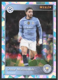 Omar Marmoush, Kartička, 2024-25 Topps Merlin UEFA Club Competitions, Atomic Refractor