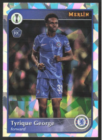 Tyrique George, Kartička, 2024-25 Topps Merlin UEFA Club Competitions, Atomic Refractor