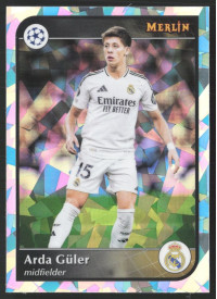 Arda Güler, Kartička, 2024-25 Topps Merlin UEFA Club Competitions, Atomic Refractor