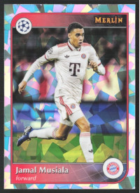 Jamal Musiala, Kartička, 2024-25 Topps Merlin UEFA Club Competitions, Atomic Refractor