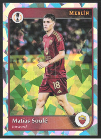 Matías Soulé, Kartička, 2024-25 Topps Merlin UEFA Club Competitions, Atomic Refractor