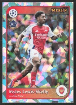 Myles Lewis-Skelly, Kartička, 2024-25 Topps Merlin UEFA Club Competitions, Atomic Refractor