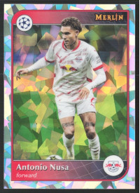 Antonio Nusa, Kartička, 2024-25 Topps Merlin UEFA Club Competitions, Atomic Refractor