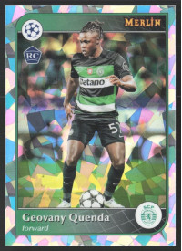 Geovany Quenda, Kartička, 2024-25 Topps Merlin UEFA Club Competitions, Atomic Refractor