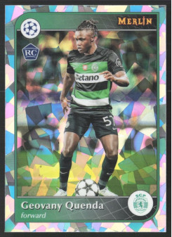 Geovany Quenda, Kartička, 2024-25 Topps Merlin UEFA Club Competitions, Atomic Refractor