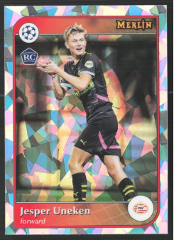 Jesper Uneken, Kartička, 2024-25 Topps Merlin UEFA Club Competitions, Atomic Refractor