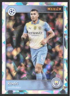 Rodri, Kartička, 2024-25 Topps Merlin UEFA Club Competitions, Atomic Refractor