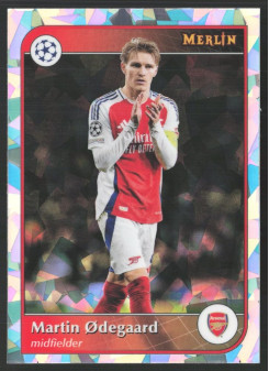 Martin Ødegaard, Kartička, 2024-25 Topps Merlin UEFA Club Competitions, Atomic Refractor