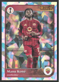 Manu Koné, Kartička, 2024-25 Topps Merlin UEFA Club Competitions, Atomic Refractor