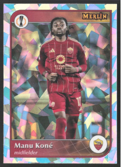 Manu Koné, Kartička, 2024-25 Topps Merlin UEFA Club Competitions, Atomic Refractor
