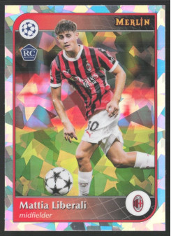 Mattia Liberali, Kartička, 2024-25 Topps Merlin UEFA Club Competitions, Atomic Refractor