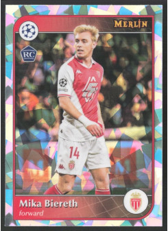 Mika Biereth, Kartička, 2024-25 Topps Merlin UEFA Club Competitions, Atomic Refractor