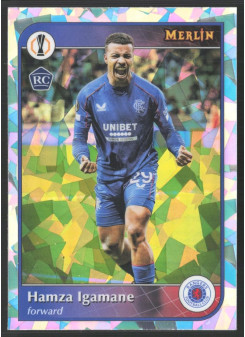Hamza Igamane, Kartička, 2024-25 Topps Merlin UEFA Club Competitions, Atomic Refractor