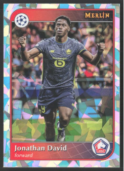 Jonathan David, Kartička, 2024-25 Topps Merlin UEFA Club Competitions, Atomic Refractor