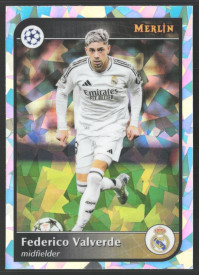 Federico Valverde, Kartička, 2024-25 Topps Merlin UEFA Club Competitions, Atomic Refractor