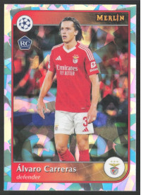 Álvaro Carreras, Kartička, 2024-25 Topps Merlin UEFA Club Competitions, Atomic Refractor