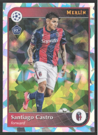 Santiago Castro, Kartička, 2024-25 Topps Merlin UEFA Club Competitions, Atomic Refractor