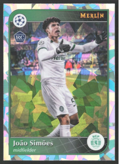 João Simões, Kartička, 2024-25 Topps Merlin UEFA Club Competitions, Atomic Refractor