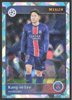 Kang-in Lee, Kartička, 2024-25 Topps Merlin UEFA Club Competitions, Atomic Refractor