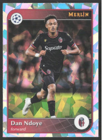 Dan Ndoye, Kartička, 2024-25 Topps Merlin UEFA Club Competitions, Atomic Refractor