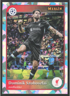 Dominik Szoboszlai, Kartička, 2024-25 Topps Merlin UEFA Club Competitions, Atomic Refractor