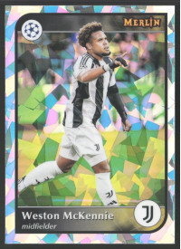 Weston McKennie, Kartička, 2024-25 Topps Merlin UEFA Club Competitions, Atomic Refractor