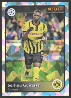 Serhou Guirassy, Kartička, 2024-25 Topps Merlin UEFA Club Competitions, Atomic Refractor