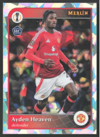 Ayden Heaven, Kartička, 2024-25 Topps Merlin UEFA Club Competitions, Atomic Refractor
