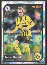 Julian Brandt, Kartička, 2024-25 Topps Merlin UEFA Club Competitions, Atomic Refractor