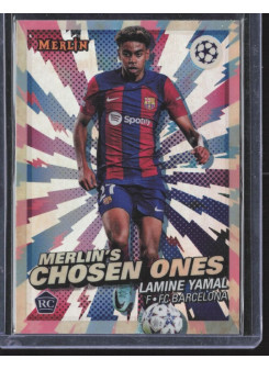 Lamine Yamal, Kartička, Topps Merlin Chrome UEFA Club Competitions 2023-24, INSERT