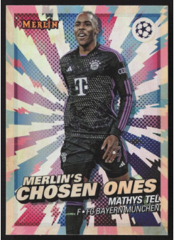 Mathys Tel, Kartička, Topps Merlin Chrome UEFA Club Competitions 2023-24, INSERT