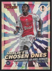 Amourricho van Axel Dong, Kartička, Topps Merlin Chrome UEFA Club Competitions 2023-24, INSERT