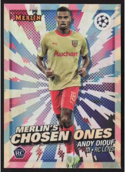 Andy Diouf, Kartička, Topps Merlin Chrome UEFA Club Competitions 2023-24, INSERT
