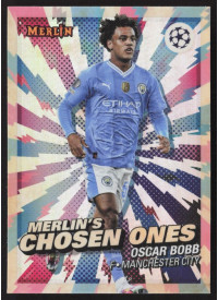Oscar Bobb, Kartička, Topps Merlin Chrome UEFA Club Competitions 2023-24, INSERT