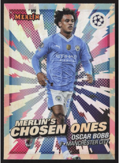 Oscar Bobb, Kartička, Topps Merlin Chrome UEFA Club Competitions 2023-24, INSERT