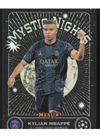 Kylian Mbappe, Kartička, Topps Merlin Chrome UEFA Club Competitions 2023-24, INSERT
