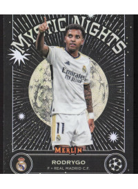 Rodrygo, Kartička, Topps Merlin Chrome UEFA Club Competitions 2023-24, INSERT