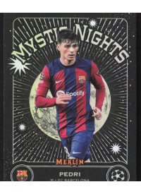 Pedri, Kartička, Topps Merlin Chrome UEFA Club Competitions 2023-24, INSERT