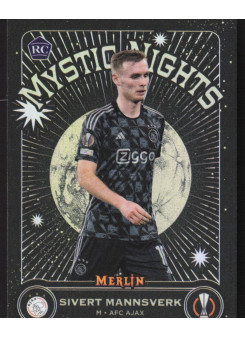 Sivert Mannsverk, Kartička, Topps Merlin Chrome UEFA Club Competitions 2023-24, INSERT