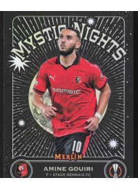 Amine Gouiri, Kartička, Topps Merlin Chrome UEFA Club Competitions 2023-24, INSERT