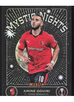 Amine Gouiri, Kartička, Topps Merlin Chrome UEFA Club Competitions 2023-24, INSERT