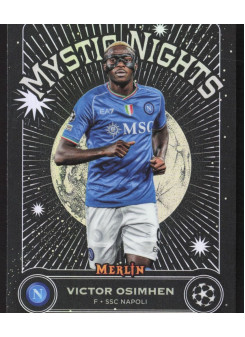Victor Osimhen, Kartička, Topps Merlin Chrome UEFA Club Competitions 2023-24, INSERT