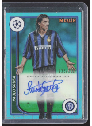 Paulo Sousa, Card, Topps Merlin Chrome UEFA Club Competitions 2023-24, AUTOGRAPH