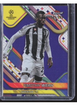 Timothy Weah, Kartička, Topps Finest UEFA Club Competitions 2024-2025, LIMIT