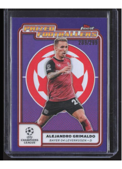 Alejandro Grimaldo, Kartička, Topps Finest UEFA Club Competitions 2024-2025, LIMIT
