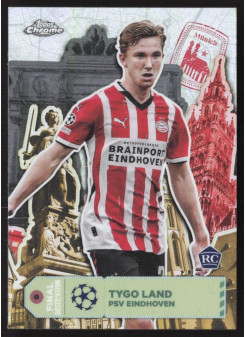 Tygo Land, Kartička, Topps Chrome UEFA Club Competitions 2024-2025, INSERT