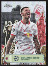 Benjamin Šeško, Kartička, Topps Chrome UEFA Club Competitions 2024-2025, INSERT